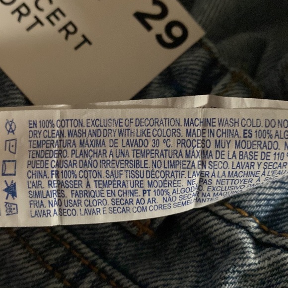 Forever 21 Mid Rise Concept Denim Shorts 29 - Picture 11 of 11